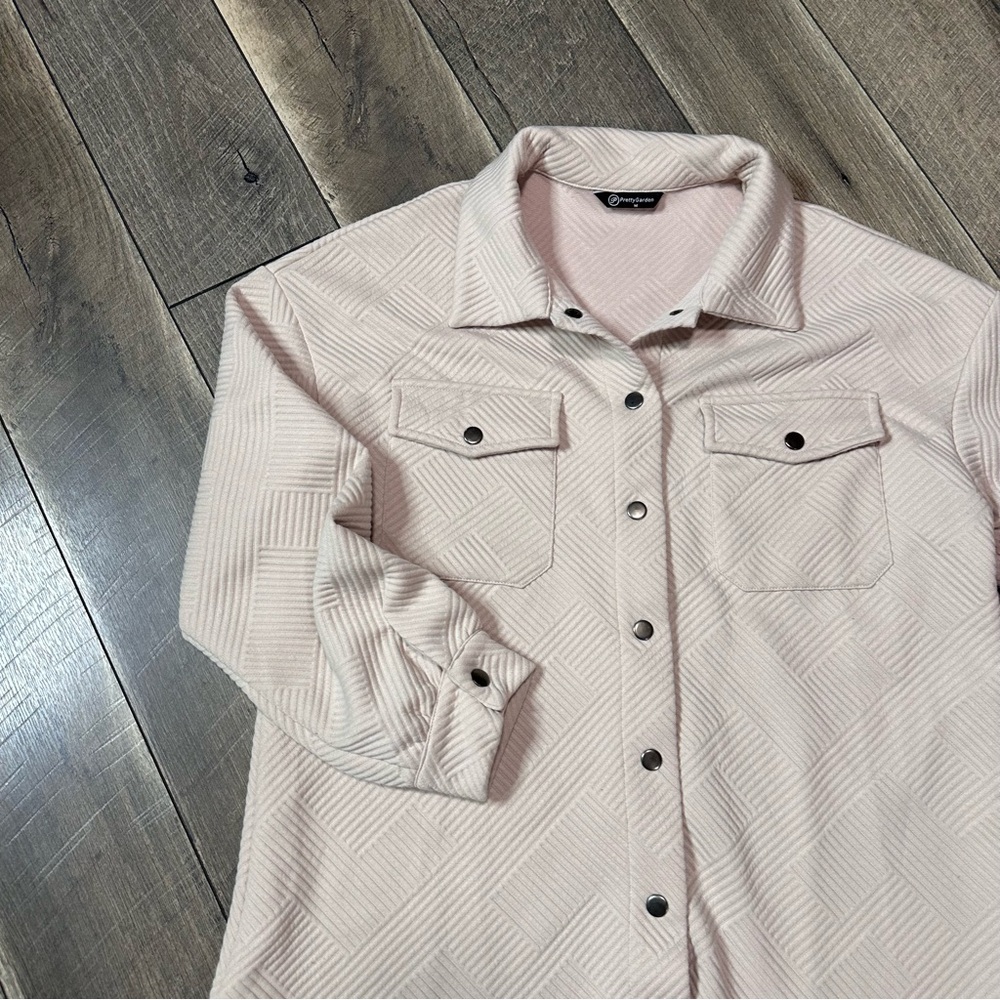 Pretty Garden Button Down Shacket - image 2